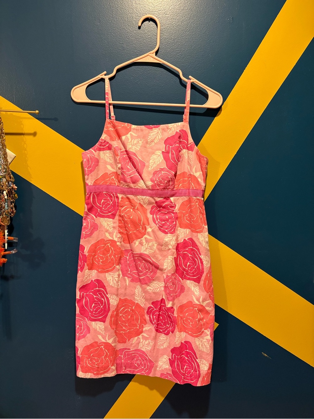 Lilly Pulitzer Pink Floral Mini Dress EUC